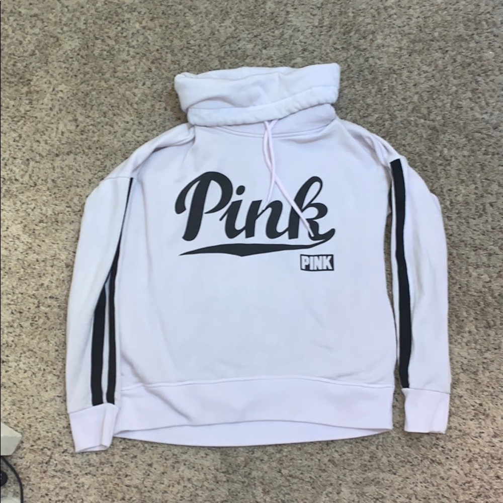 PINK turtleneck sweater